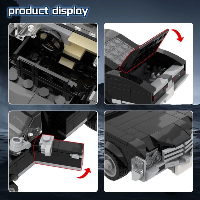 GOBRICKS MOC 59771 Supernatural 1967 Chevrolet Impala from Supernatural - YWOBB