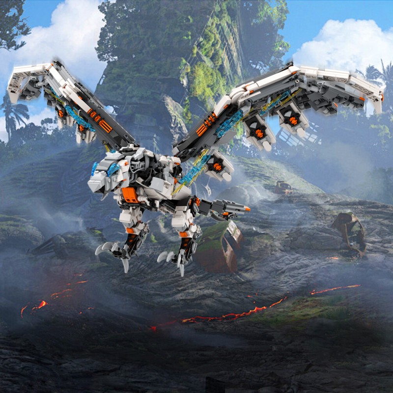 GOBRICKS MOC A1820 Horizon Stormbirds West Despair and Zero Dawn - YWOBB