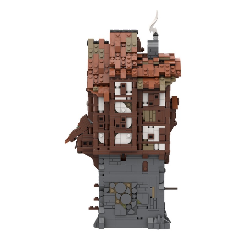 GOBRICKS MOC A1935 Nameless Village - YWOBB