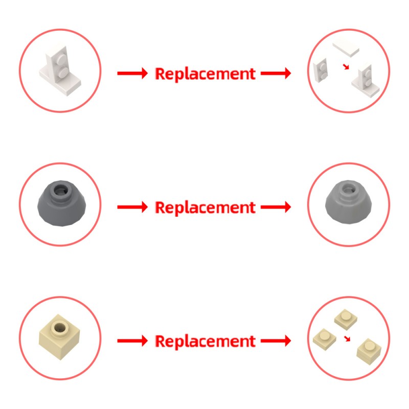 GOBRICKS MOC 203389 Moscow State University 1:800 Scale M. V. Lomonosov University - YWOBB