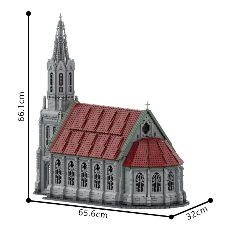 GOBRICKS MOC 191002 Church - YWOBB