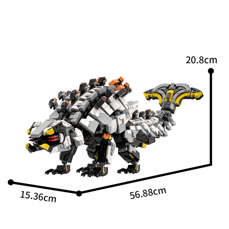 GOBRICKS MOC A1854 Horizon rollerback - YWOBB