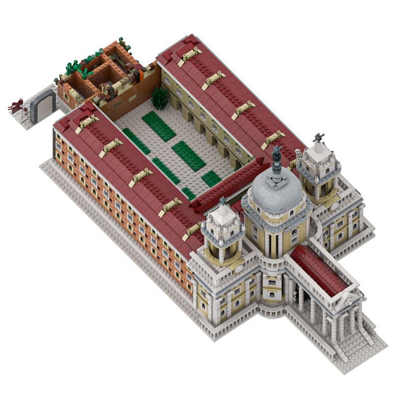 GOBRICKS MOC A1876 Basilica di Superga - YWOBB