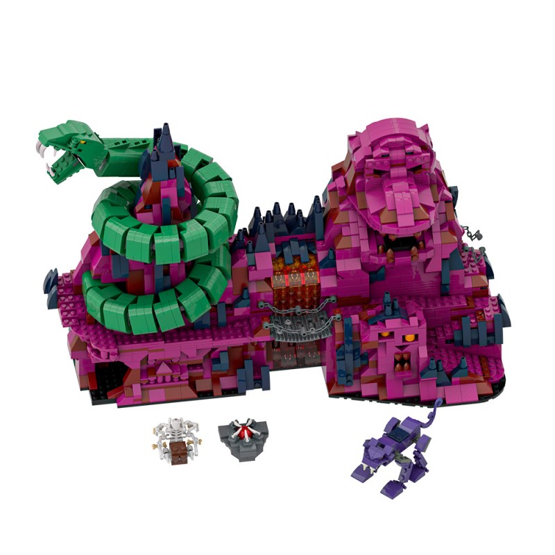 GOBRICKS MOC A1904 Snake Mountain - Masters of the Universe - YWOBB