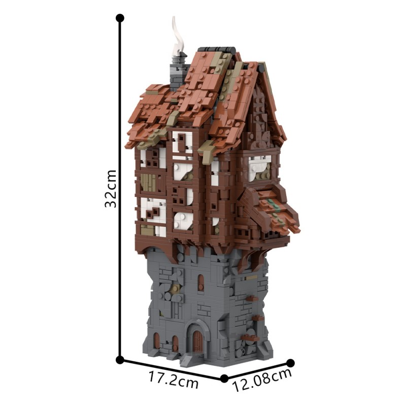 GOBRICKS MOC A1935 Nameless Village - YWOBB