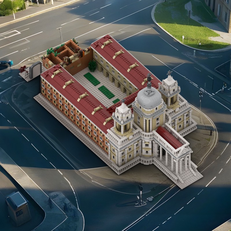 GOBRICKS MOC A1876 Basilica di Superga - YWOBB