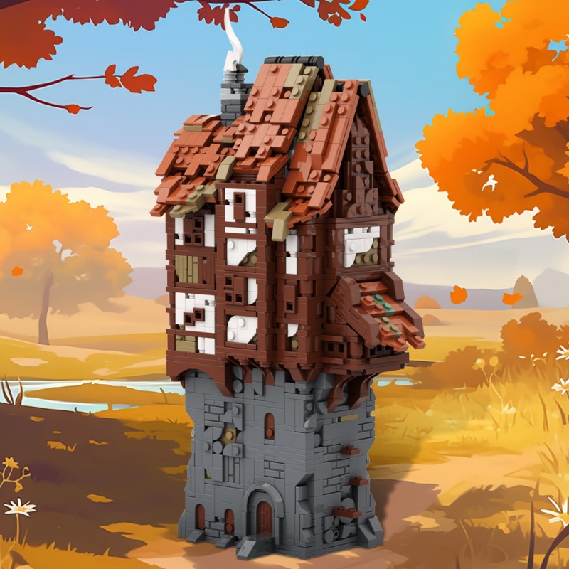 GOBRICKS MOC A1935 Nameless Village - YWOBB