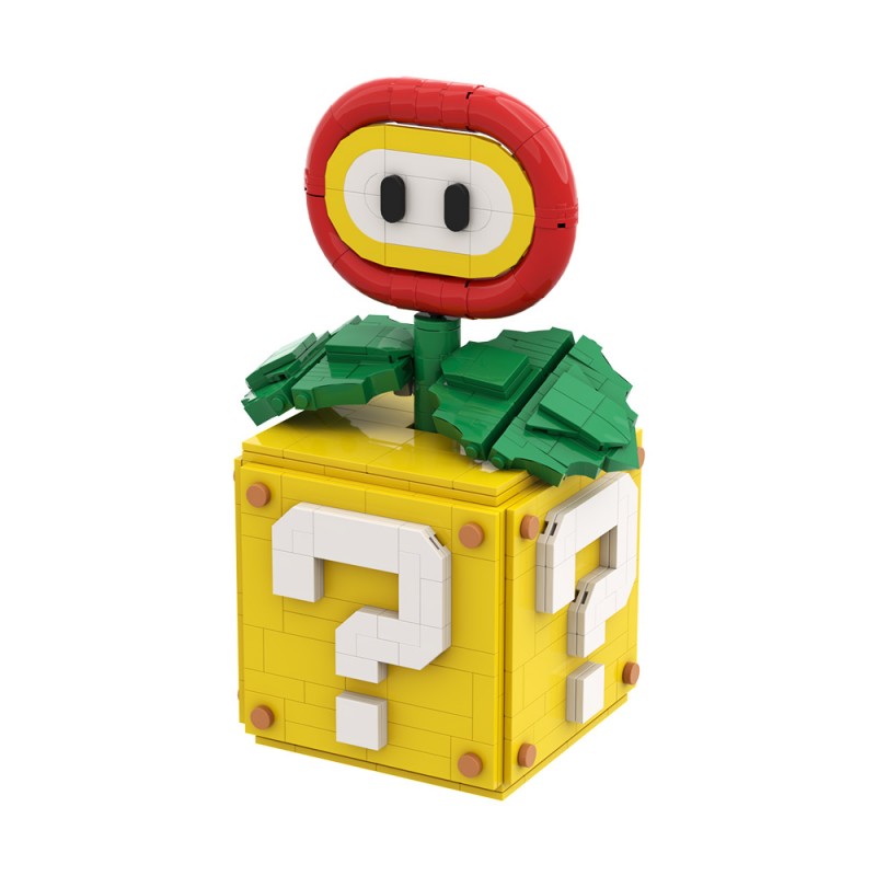 GOBRICKS MOC A1953 Mario fire flower - YWOBB