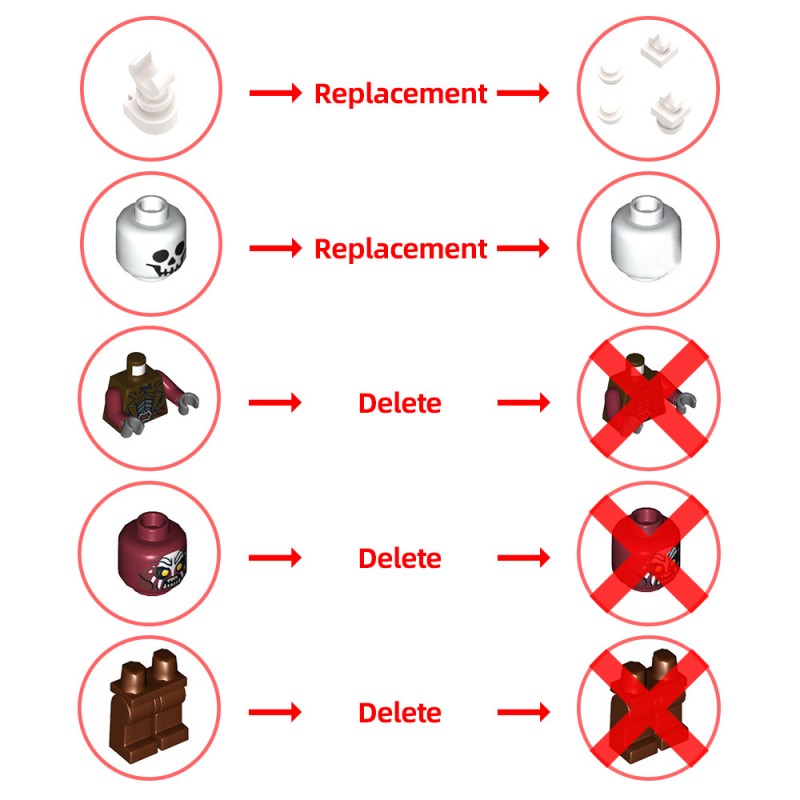 GOBRICKS MOC 203593 Snow Troll Cave - YWOBB