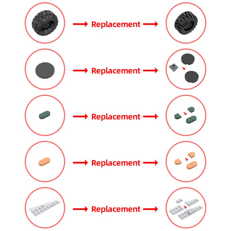 GOBRICKS MOC 199054 K-9 Doctor Who Assistant - YWOBB