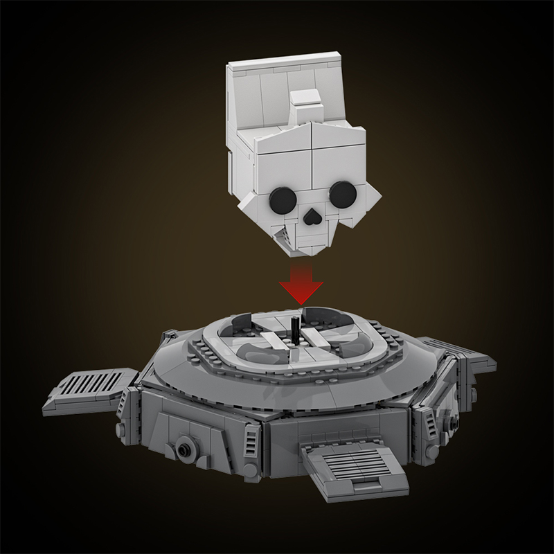 GOBRICKS MOC A1969 Jedi Diver handle bracket - YWOBB