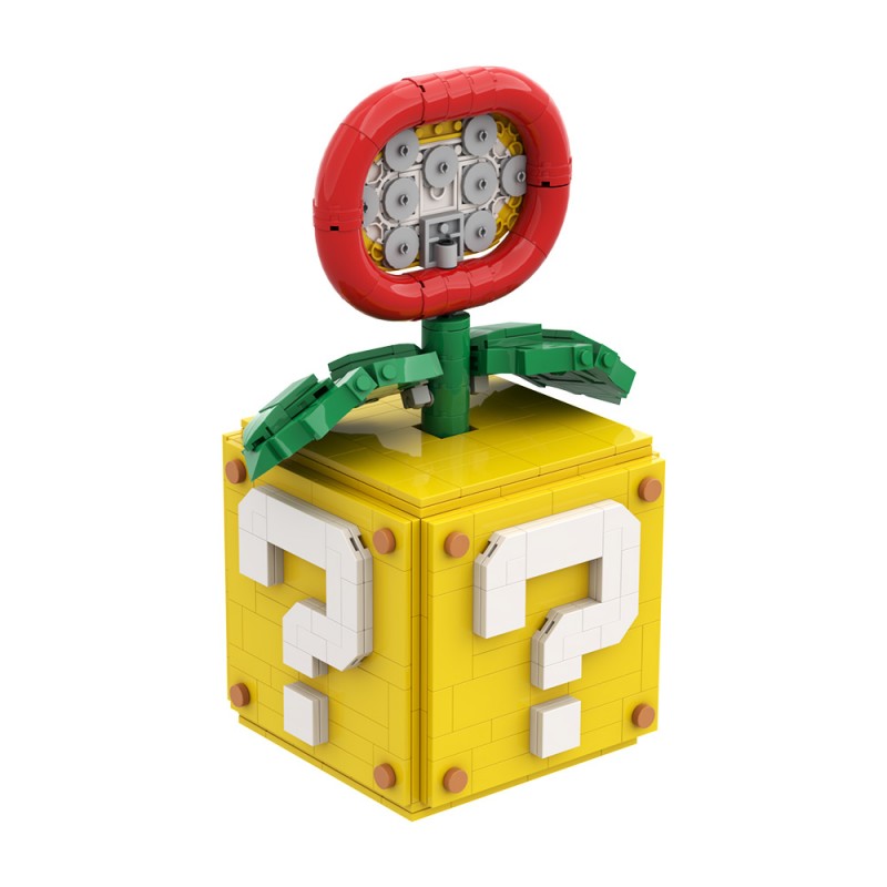 GOBRICKS MOC A1953 Mario fire flower - YWOBB