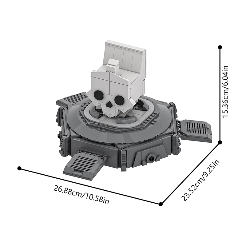 GOBRICKS MOC A1969 Jedi Diver handle bracket - YWOBB