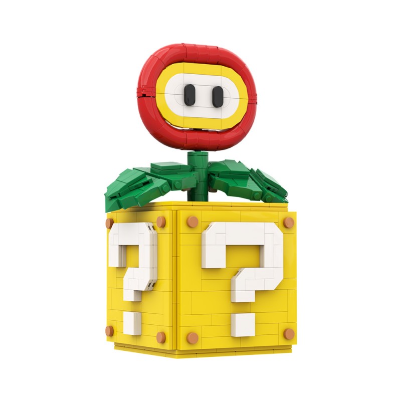 GOBRICKS MOC A1953 Mario fire flower - YWOBB