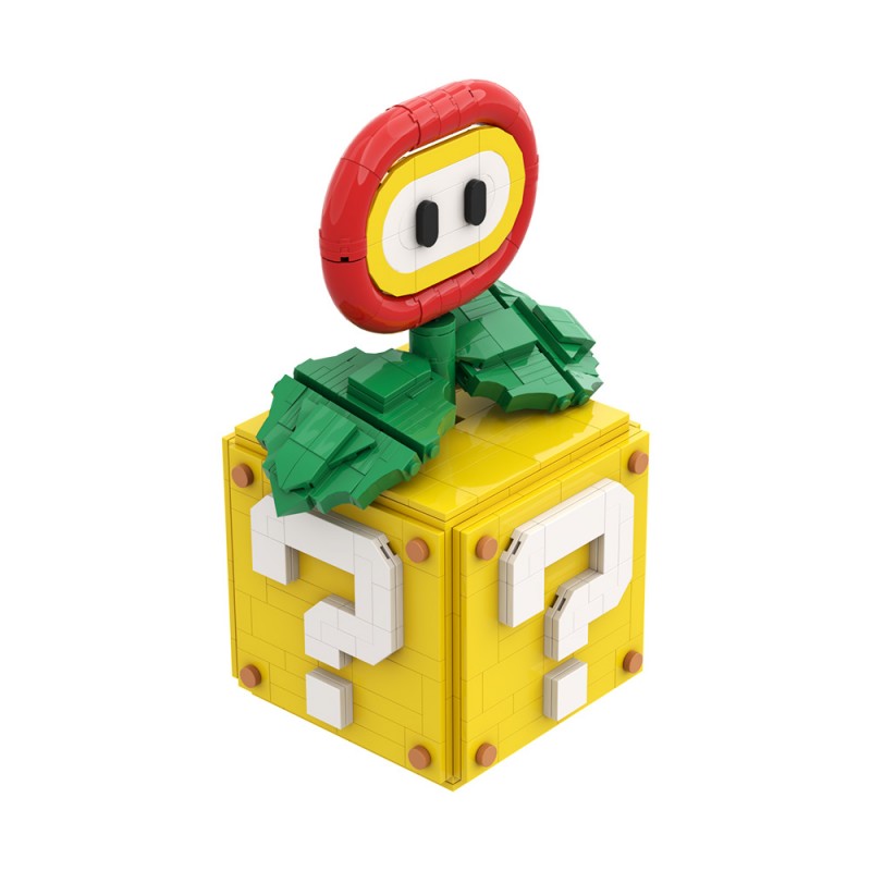 GOBRICKS MOC A1953 Mario fire flower - YWOBB