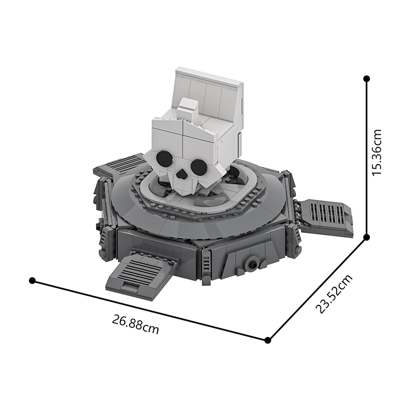 GOBRICKS MOC A1969 Jedi Diver handle bracket - YWOBB