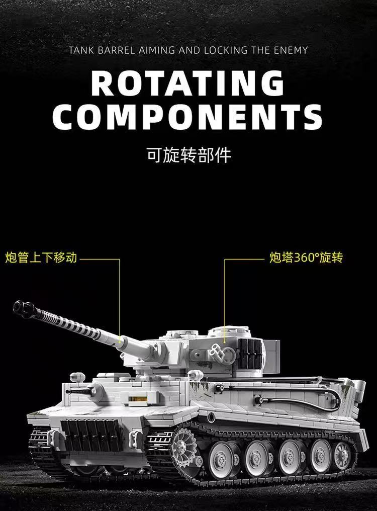 12GO 97012 Wittmann S04 White Tiger tank - YWOBB