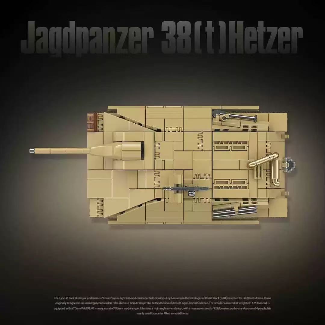 Quan Guan 100312 German 38T Jagdpanzer tank destroyer - YWOBB