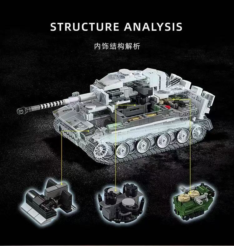 12GO 97012 Wittmann S04 White Tiger tank - YWOBB