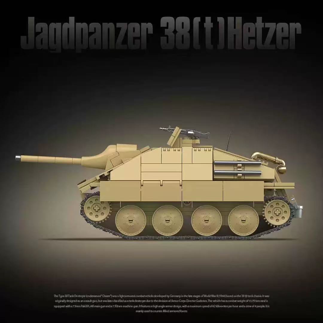 Quan Guan 100312 German 38T Jagdpanzer tank destroyer - YWOBB