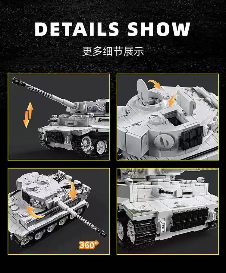 12GO 97012 Wittmann S04 White Tiger tank - YWOBB