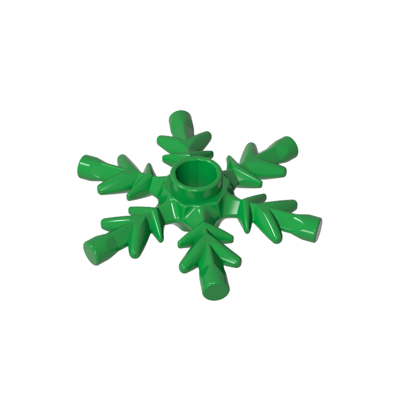 GOBRICKS GDS-M468 4x4 Crystal Ice Snowflake - YWOBB