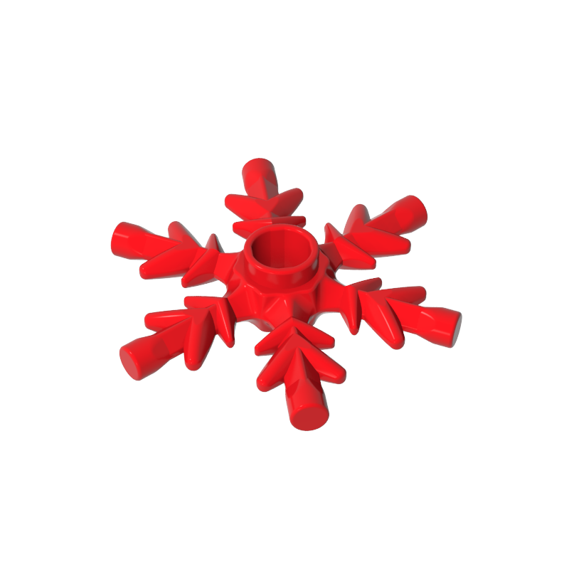 GOBRICKS GDS-M468 4x4 Crystal Ice Snowflake - YWOBB