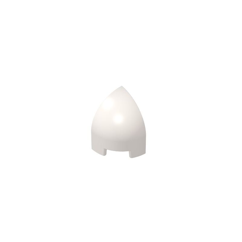 GOBRICKS GDS-90530 Slope  Curved 1 x 1 x 1 1/3 Corner Round - YWOBB
