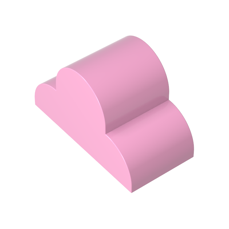GOBRICKS GDS-90522 Slope  Curved 4 x 2 x 2 Triple - YWOBB