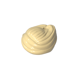 GOBRICKS GDS-2173 hair - YWOBB