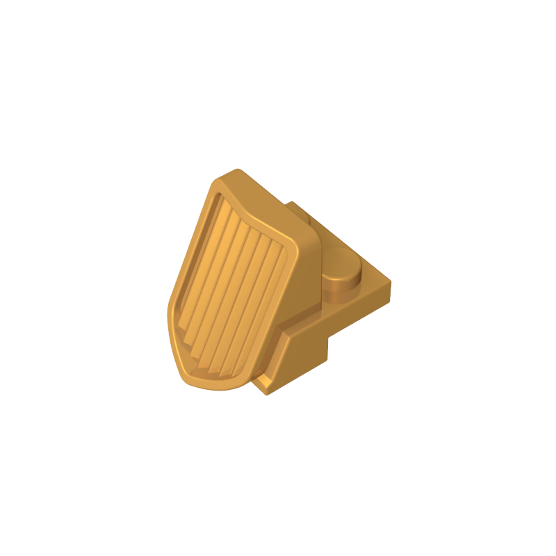 GOBRICKS GDS-90350 Vehicle Grille 1 x 2 x 2 2/3 Sloping - YWOBB