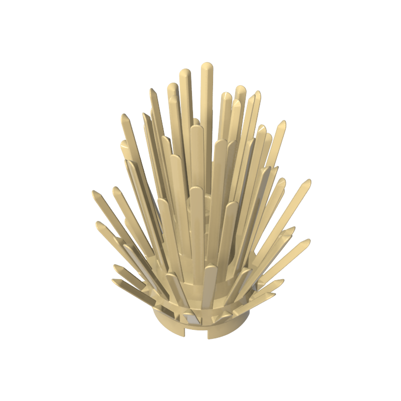 GOBRICKS GDS-90246 Plant Prickly Bush 2 x 2 x 4 - YWOBB