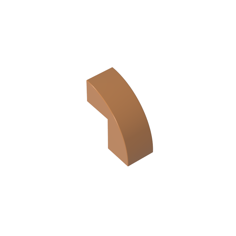 GOBRICKS GDS-90527 Slope  Curved 2 x 1 x 2/3 - YWOBB