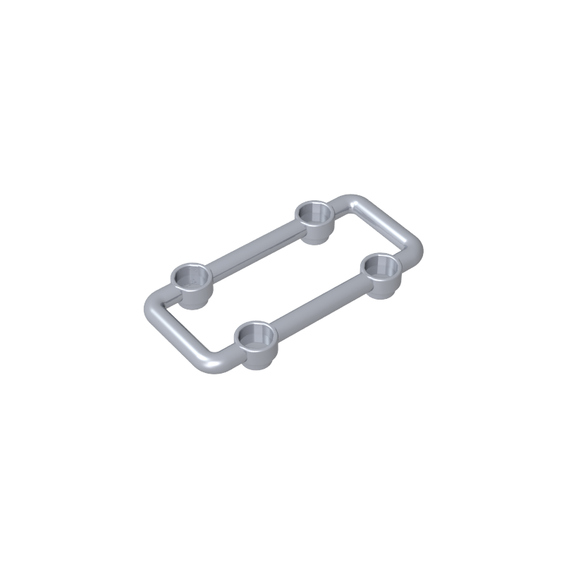 GOBRICKS GDS-90202 Bar 1 x 6 x 3 with 4 Studs - YWOBB