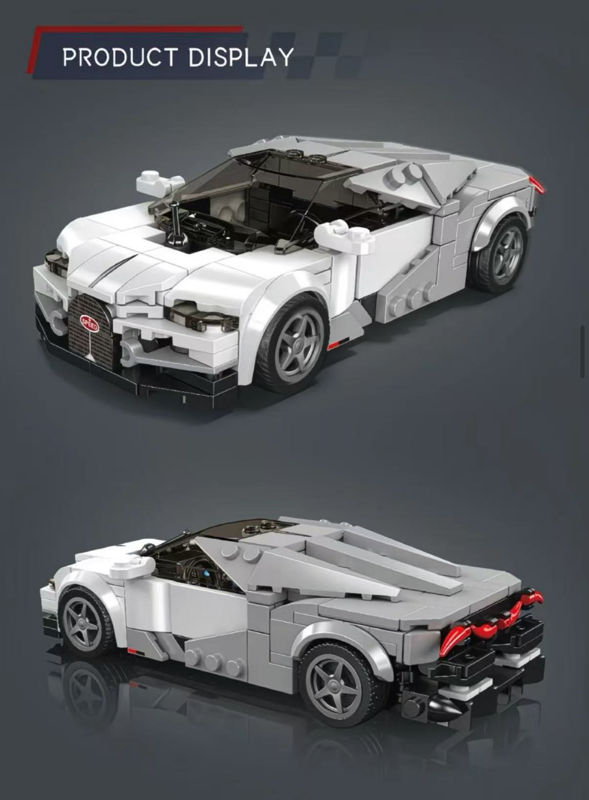 Mould King 27102 Turbo hybrid sports car - YWOBB