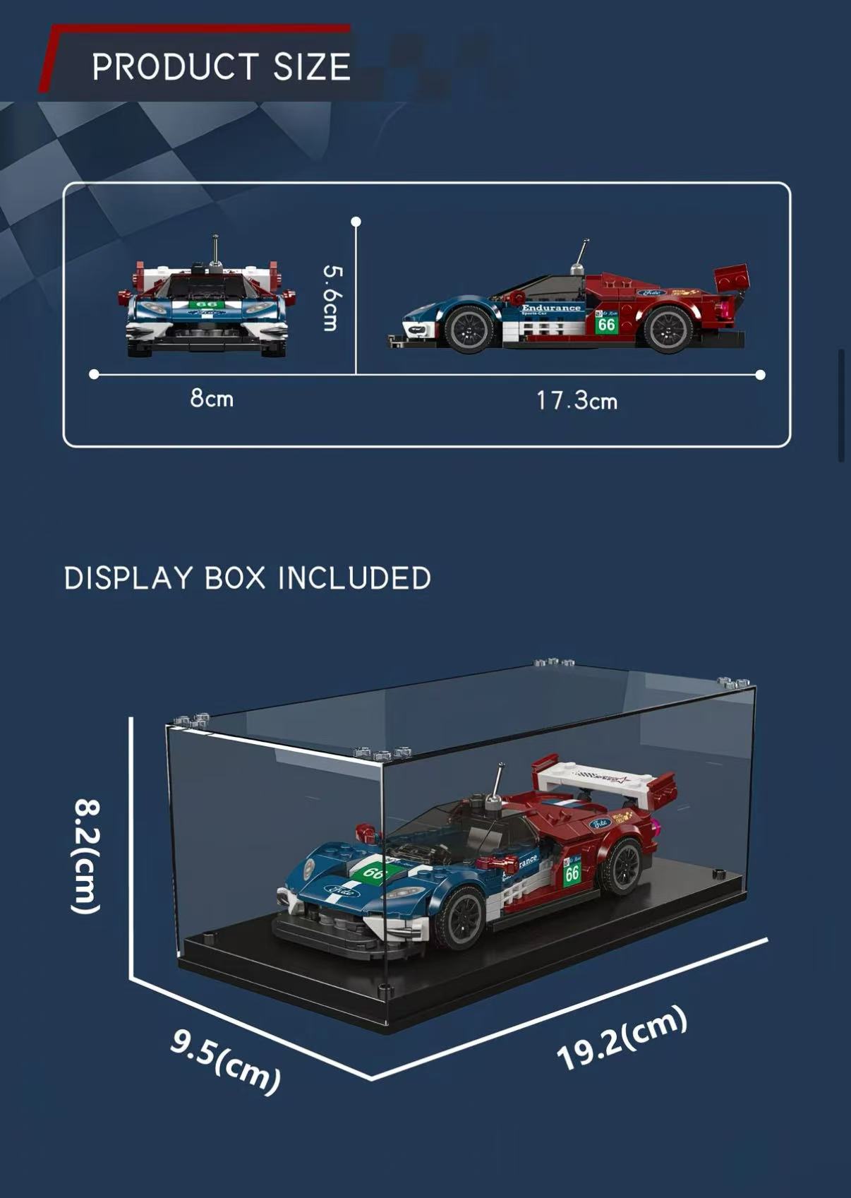 Mould King 27103 LeMans Endurance Racing Car - YWOBB