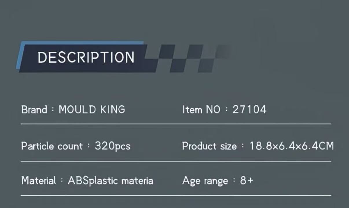 Mould King 27104 Phantom  III - YWOBB