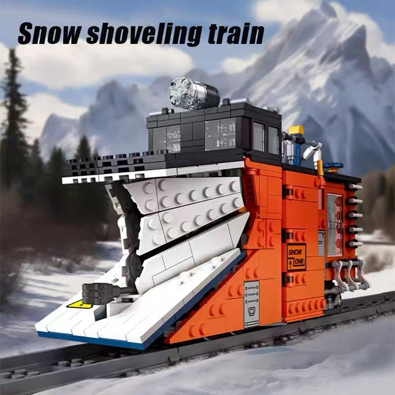 JIE STAR JJ59095 Snow Plow Train - YWOBB