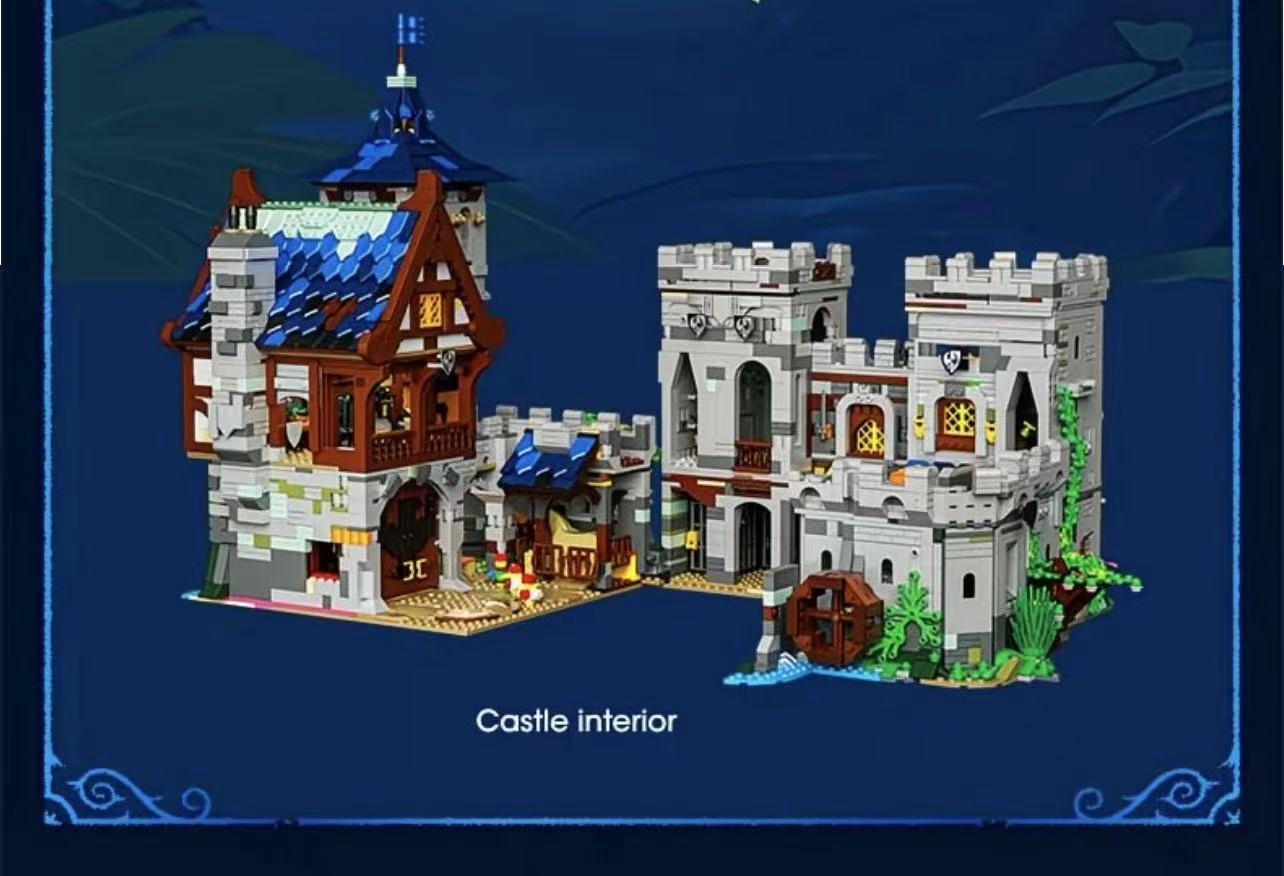 BAKA 33924 Medieval Forest Castle OVP US Warehouse Version - YWOBB
