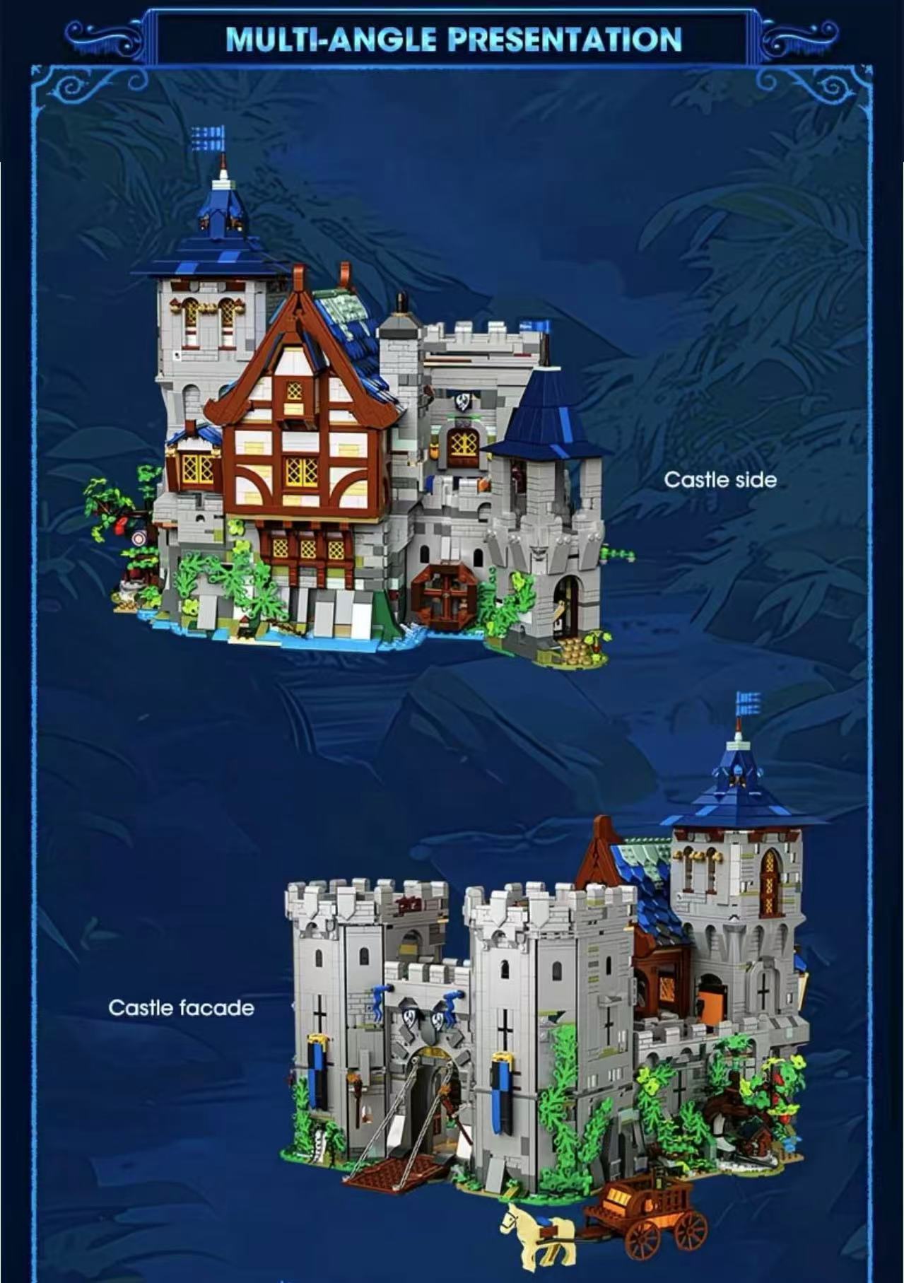 BAKA 33924 Medieval Forest Castle OVP US Warehouse Version - YWOBB