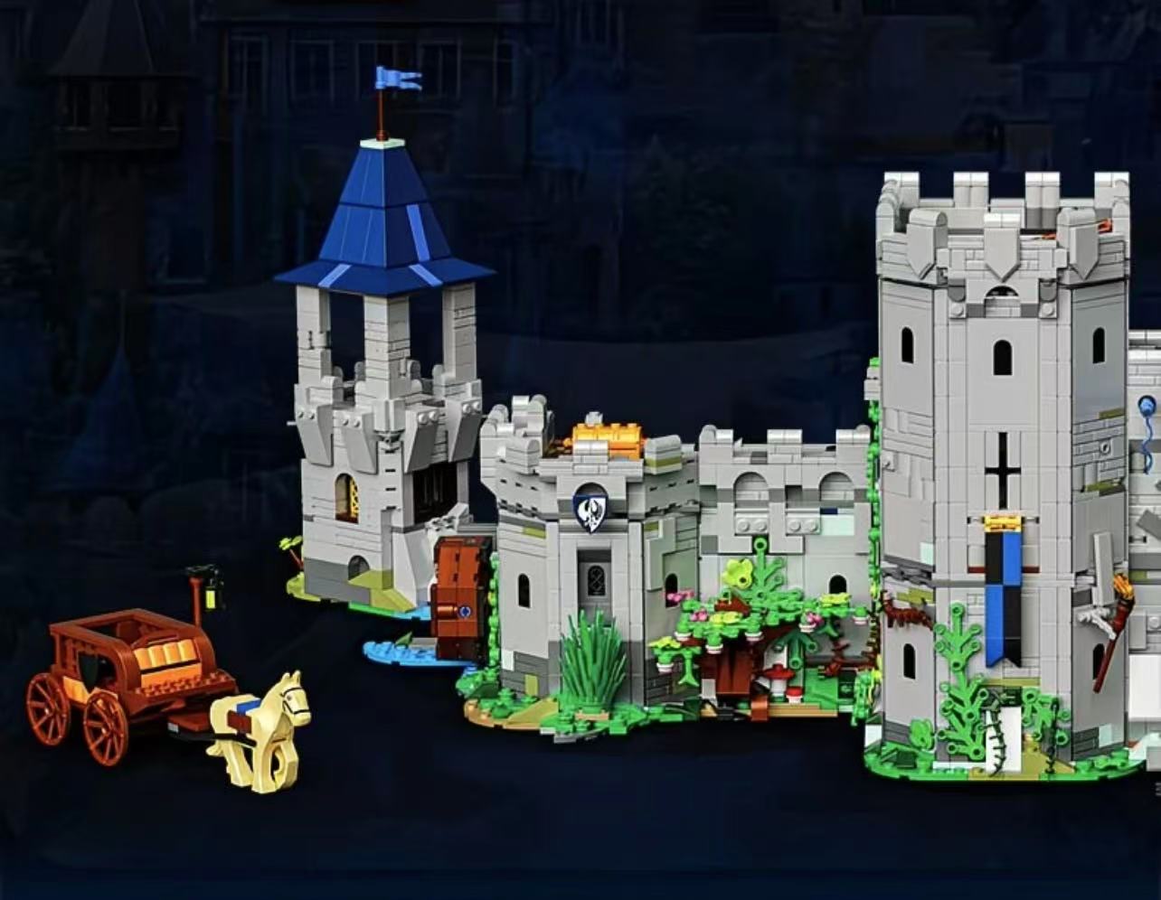 BAKA 33924 Medieval Forest Castle OVP US Warehouse Version - YWOBB