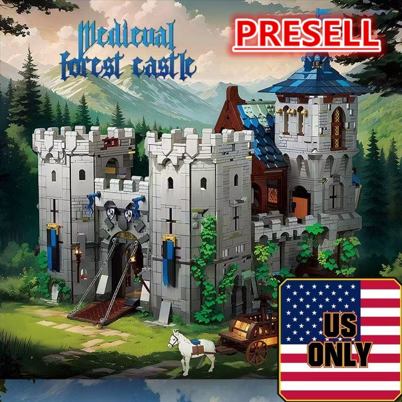 BAKA 33924 Medieval Forest Castle OVP US Warehouse Version - YWOBB