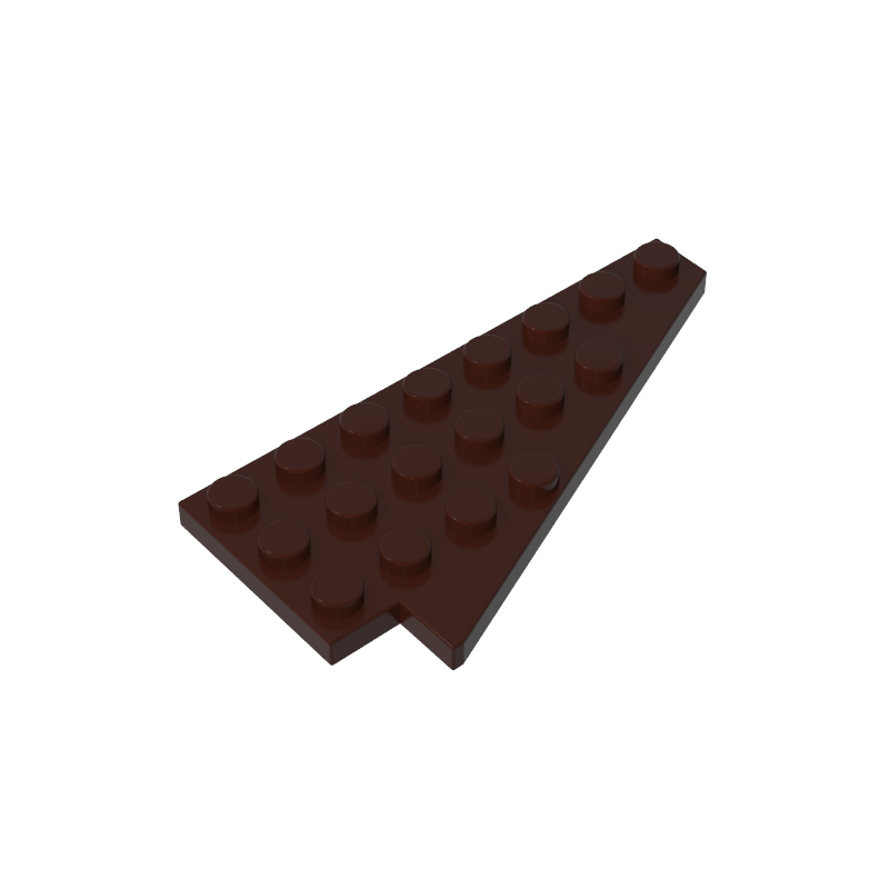 GOBRICKS GDS-90306 Wedge Plate 8 x 4 Wing Right - YWOBB