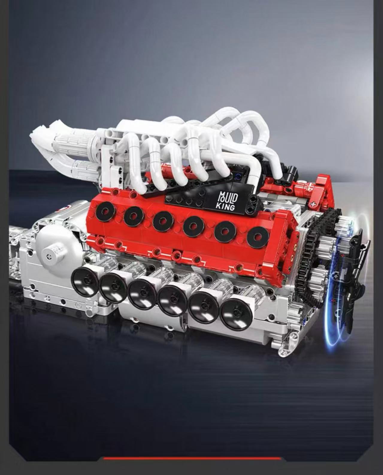 Mould King 10210 V12 Naturally Aspirated Engine - YWOBB