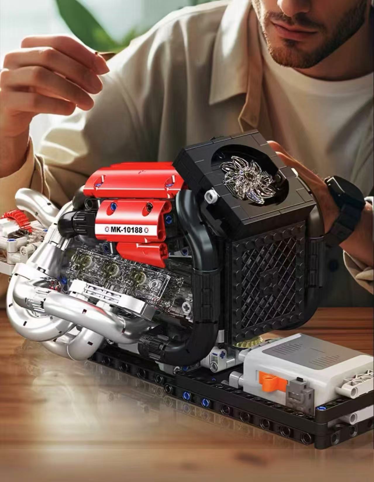 Mould King 10188 Formula Racing Engine - YWOBB