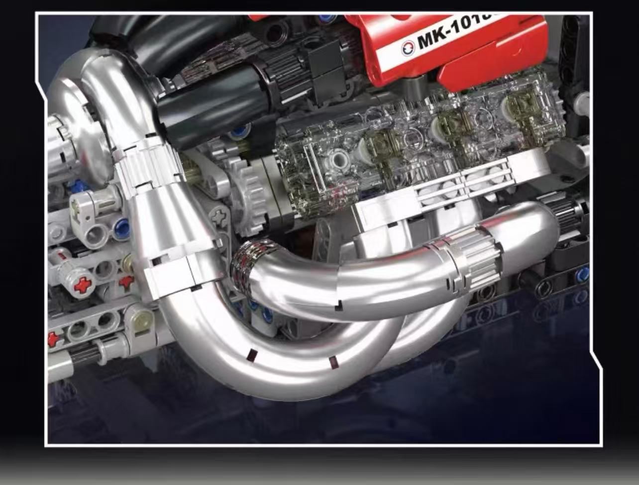 Mould King 10188 Formula Racing Engine - YWOBB