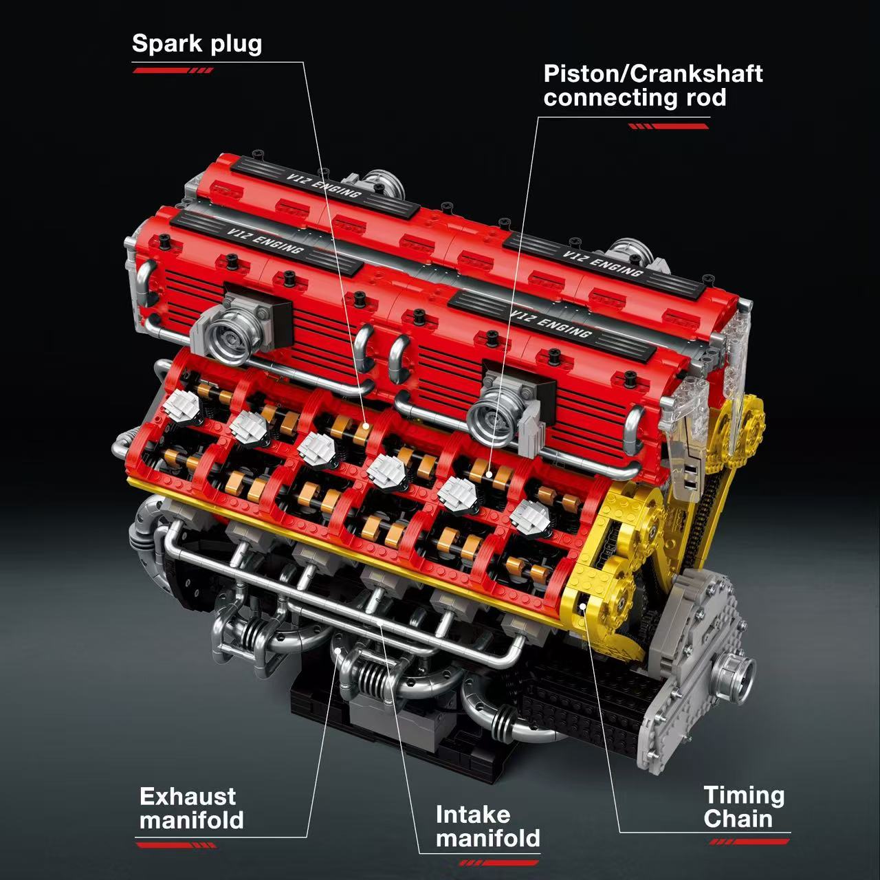 Reobrix 33017 V12 Engine - YWOBB