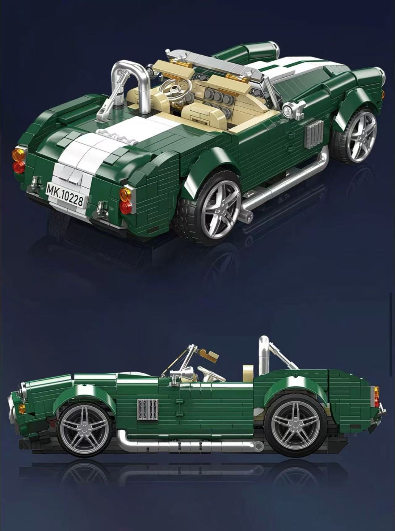 Mould King 10228 Cobra Classic Car - YWOBB