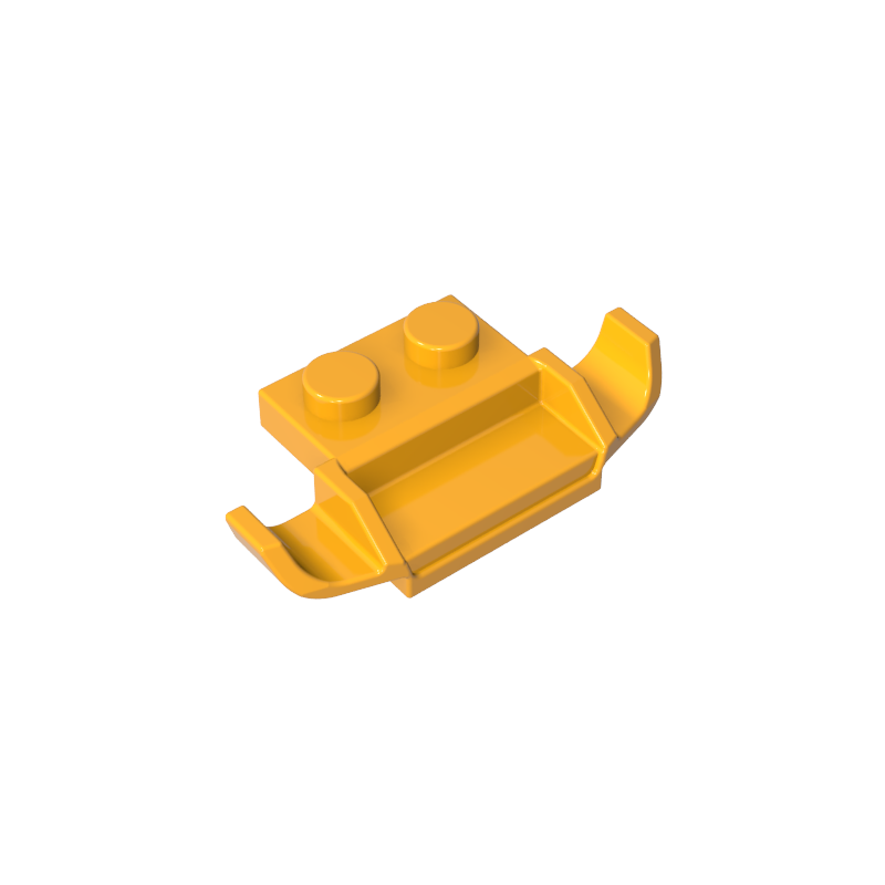 GOBRICKS GDS-90349 Plate Modified 1 x 2 with Racers Car Grille - YWOBB