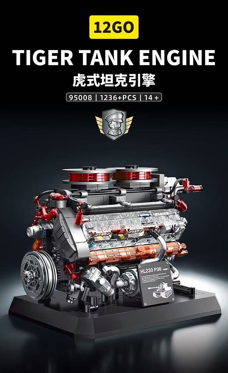 12GO 95008 TIGER TANK ENGINE - YWOBB